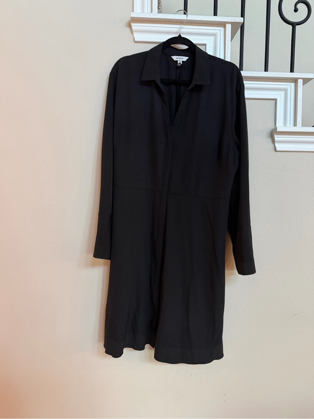 Spanx Classic Black Shirt Dress with Pockets - Women's 2X/2T - Picture 2 of 4